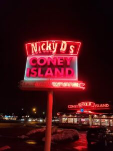 Nicky D's Sign